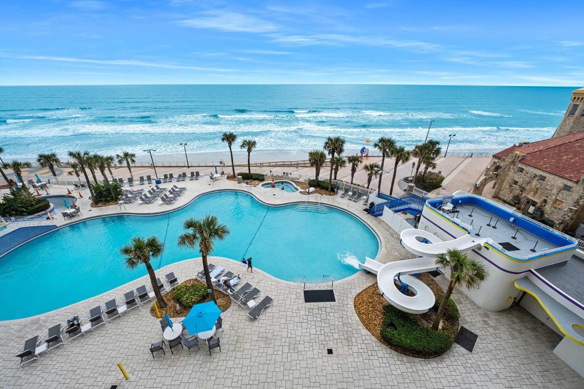 Luxury 6Th Floor 1 Bedroom Condo Direct Oceanfront Wyndham Ocean Walk Resort Daytona Beach | 610 Екстер'єр фото